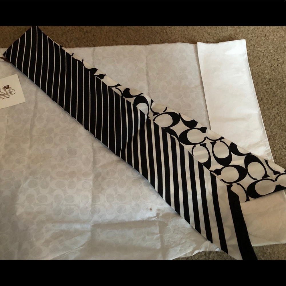 BRAND NEW Coach hair scarf